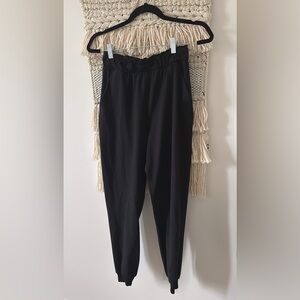 LULULEMON Stretch Black Pull On Jogger Pants Womens Size 4